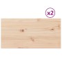 Rechteckige Tischplatte 2 Stück Kiefernholz 60x30x1,7 cm von vidaXL, Tischplatten - Ref: Foro24-847411, Preis: 28,70 €, Rabat...