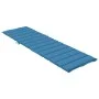 Kissen für Liege, blau melierter Stoff, 200 x 60 x 4 cm von vidaXL, Kissen für Stühle und Sofas - Ref: Foro24-4002513, Preis:...