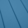 Cushion for lounger blue melange fabric 200x60x4 cm by vidaXL, Cushions for chairs and sofas - Ref: Foro24-4002513, Price: 44...