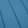 Cushion for lounger blue melange fabric 200x60x4 cm by vidaXL, Cushions for chairs and sofas - Ref: Foro24-4002513, Price: 43...