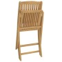 Sillas de jardín plegables 2 uds madera acacia 57x48,5x90 cm