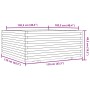 Solid Douglas fir wood planter 110x110x49.5 cm by vidaXL, Pots and planters - Ref: Foro24-3282547, Price: 263,45 €, Discount: %