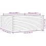 Solid Douglas fir wood planter 110x110x49.5 cm by vidaXL, Pots and planters - Ref: Foro24-3282547, Price: 260,09 €, Discount: %