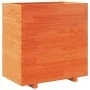 Solid wax brown pine wood planter 70x40x72.5 cm by vidaXL, Pots and planters - Ref: Foro24-3282591, Price: 201,34 €, Discount: %