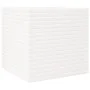 Solid white pine wood planter 70x70x68.5 cm by vidaXL, Pots and planters - Ref: Foro24-3282475, Price: 232,36 €, Discount: %