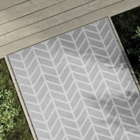 Außenteppich PP ARAKIL grau 120x180 cm von vidaXL, Outdoor-Protektoren - Ref: Foro24-368542, Preis: 25,20 €, Rabatt: %
