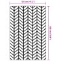 Außenteppich PP ARAKIL grau 120x180 cm von vidaXL, Outdoor-Protektoren - Ref: Foro24-368542, Preis: 25,20 €, Rabatt: %