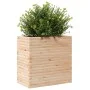Jardinera madera maciza de pino 70x40x68,5 cm de vidaXL, Maceteros y jardineras - Ref: Foro24-3282484, Precio: 155,38 €, Desc...