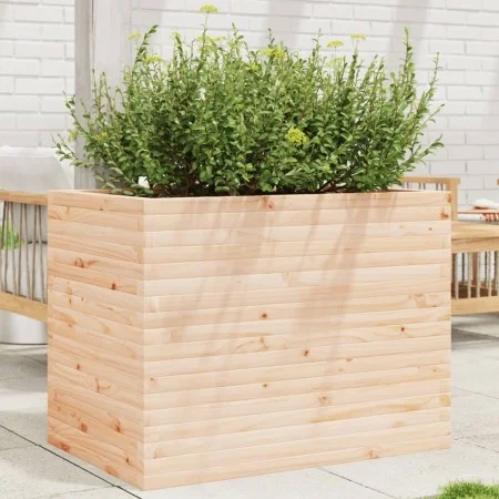 Jardinera madera maciza de pino 90x60x68,5 cm by vidaXL, Pots and planters - Ref: Foro24-3282499, Price: 209,44 €, Discount: %