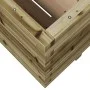 Jardinera madera de pino impregnada 100x100x49,5 cm de vidaXL, Maceteros y jardineras - Ref: Foro24-3282543, Precio: 237,91 €...