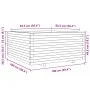Jardinera madera de pino impregnada 100x100x49,5 cm de vidaXL, Maceteros y jardineras - Ref: Foro24-3282543, Precio: 237,91 €...