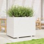 Massive Blumenkasten aus weißem Kiefernholz 90x60x72,5 cm von vidaXL, Töpfe und Pflanzgefäße - Ref: Foro24-3282605, Preis: 28...