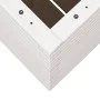 Massive Blumenkasten aus weißem Kiefernholz 90x60x72,5 cm von vidaXL, Töpfe und Pflanzgefäße - Ref: Foro24-3282605, Preis: 27...