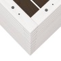 Massive Blumenkasten aus weißem Kiefernholz 90x60x72,5 cm von vidaXL, Töpfe und Pflanzgefäße - Ref: Foro24-3282605, Preis: 28...