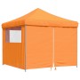 Faltbares Pop-Up-Partyzelt mit 4 orangefarbenen Seitenwänden. von vidaXL, Zelte und Pavillons - Ref: Foro24-4004929, Preis: 1...