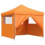 Faltbares Pop-Up-Partyzelt mit 4 orangefarbenen Seitenwänden. von vidaXL, Zelte und Pavillons - Ref: Foro24-4004929, Preis: 1...