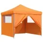 Tienda de fiesta plegable Pop-Up 4 paredes laterales naranja by vidaXL, Tents and gazebos - Ref: Foro24-4004929, Price: 151,3...
