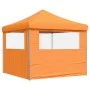 Faltbare Pop-Up-Partyzelt mit 2 orangefarbenen Seitenwänden. von vidaXL, Zelte und Pavillons - Ref: Foro24-4004922, Preis: 14...
