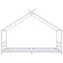 Estructura de cama infantil madera maciza pino blanco 90x200 cm de vidaXL, Cunas y camas para niños - Ref: Foro24-289612, Pre...