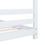 Solid white pine wood children's bed frame 90x200 cm by vidaXL, Cribs and beds for children - Ref: Foro24-289612, Price: 140,...