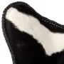 Schwarz-weißer Schmetterlingssessel aus echtem Leder von vidaXL, Sessel - Ref: Foro24-243729, Preis: 100,87 €, Rabatt: %