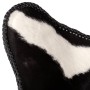 Schwarz-weißer Schmetterlingssessel aus echtem Leder von vidaXL, Sessel - Ref: Foro24-243729, Preis: 102,54 €, Rabatt: %