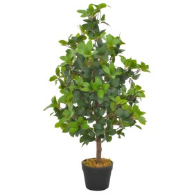 Artificial plant laurel tree with pot 90 cm green by vidaXL, artificial flora - Ref: Foro24-280178, Price: 61,19 €, Discount: %
