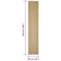 Sisalteppich für Kratzbaum 66x350 cm von vidaXL, Katzenmöbelzubehör - Ref: Foro24-3203414, Preis: 100,74 €, Rabatt: %