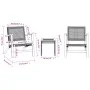 Bistro set 3 pieces black PE rattan and solid acacia wood by vidaXL, Garden sets - Ref: Foro24-365866, Price: 153,57 €, Disco...
