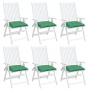 Cojines para palets 6 unidades tela Oxford verde 50x50x7 cm de vidaXL, Cojines para sillas y sofás - Ref: Foro24-361524, Prec...