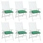 Cushions for pallets 6 units green Oxford fabric 50x50x7 cm by vidaXL, Cushions for chairs and sofas - Ref: Foro24-361524, Pr...