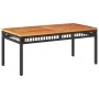 Juego de jardín con cojines 4 piezas ratán sintético negro by vidaXL, Garden sets - Ref: Foro24-365858, Price: 240,95 €, Disc...