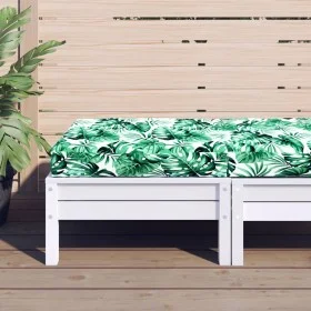 Cojín para palés tela Oxford estampado de hojas 60x60x10 cm by vidaXL, Cushions for chairs and sofas - Ref: Foro24-379182, Pr...