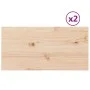 Rectangular table top 2 pcs pine wood 70x35x2.5 cm by vidaXL, Table tops - Ref: Foro24-847426, Price: 39,28 €, Discount: %