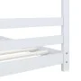 Kinderbettgestell aus massivem weißem Kiefernholz 80x160 cm von vidaXL, Kinderbetten und Betten für Kinder - Ref: Foro24-2896...