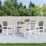 Niedriglehner-Stuhlkissen, 4 Einheiten, dunkelgrauer Melange-Stoff von vidaXL, Kissen für Stühle und Sofas - Ref: Foro24-4002...