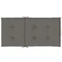 Low back chair cushions 4 units dark gray melange fabric by vidaXL, Cushions for chairs and sofas - Ref: Foro24-4002449, Pric...
