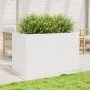 Solid white pine wood planter 110x60x68.5 cm by vidaXL, Pots and planters - Ref: Foro24-3282505, Price: 279,56 €, Discount: %