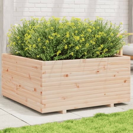 Massive Holzblumenkasten aus Kiefer 100x100x49,5 cm von vidaXL, Töpfe und Pflanzgefäße - Ref: Foro24-3282539, Preis: 224,81 €...