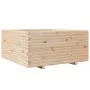Jardinera madera maciza de pino 100x100x49,5 cm by vidaXL, Pots and planters - Ref: Foro24-3282539, Price: 221,99 €, Discount: %
