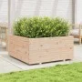 Jardinera madera maciza de pino 100x100x49,5 cm by vidaXL, Pots and planters - Ref: Foro24-3282539, Price: 221,99 €, Discount: %
