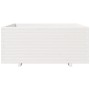 Jardinera madera maciza de pino blanco 110x110x49,5 cm by vidaXL, Pots and planters - Ref: Foro24-3282545, Price: 297,16 €, D...