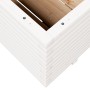 Jardinera madera maciza de pino blanco 110x110x49,5 cm by vidaXL, Pots and planters - Ref: Foro24-3282545, Price: 297,16 €, D...
