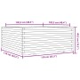 Jardinera madera maciza de pino blanco 110x110x49,5 cm by vidaXL, Pots and planters - Ref: Foro24-3282545, Price: 297,16 €, D...