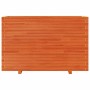 Solid wax brown pine wood planter 110x40x72 cm by vidaXL, Pots and planters - Ref: Foro24-3282641, Price: 277,22 €, Discount: %