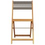 Set de comedor jardín 5 pzas polipropileno madera maciza gris by vidaXL, Garden sets - Ref: Foro24-3281770, Price: 276,90 €, ...