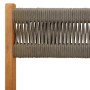 Set de comedor jardín 5 pzas polipropileno madera maciza gris by vidaXL, Garden sets - Ref: Foro24-3281770, Price: 276,90 €, ...