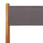 Set de comedor de jardín 5 pzas tela madera maciza antracita by vidaXL, Garden sets - Ref: Foro24-3281785, Price: 264,58 €, D...