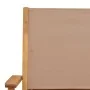 Set de comedor de jardín 5 pzas tela madera maciza gris taupe by vidaXL, Garden sets - Ref: Foro24-3281834, Price: 352,30 €, ...