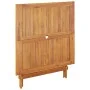 Set de comedor de jardín 5 piezas ratán PE madera maciza gris von vidaXL, Gartensets - Ref: Foro24-3281779, Preis: 251,12 €, ...